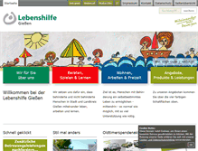 Tablet Screenshot of lebenshilfe-giessen.de